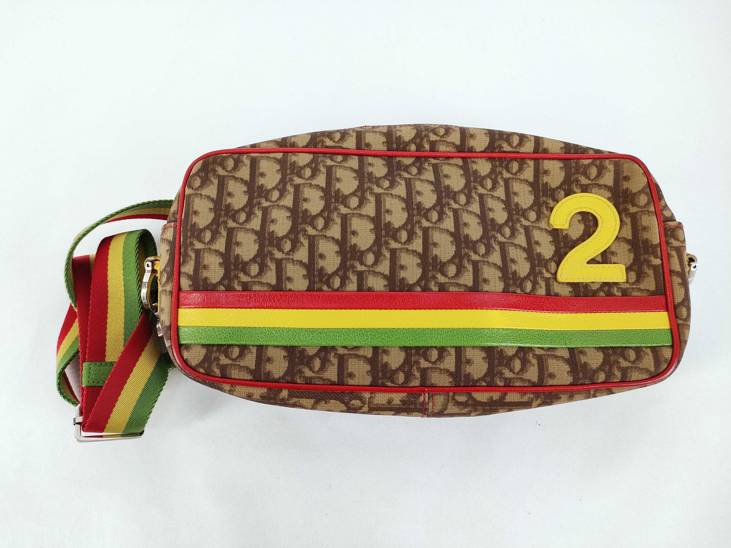 Dior Trotter Dior Shoulder Bag Brown Trotter Rasta Shoulder Bag