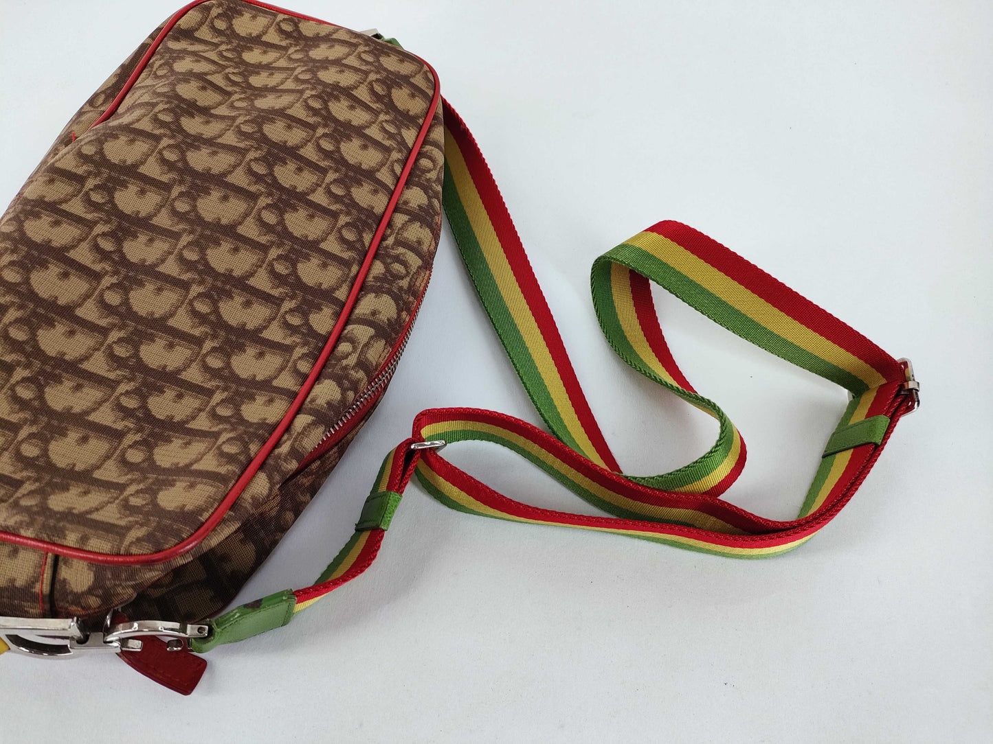 Dior Trotter Dior Shoulder Bag Brown Trotter Rasta Shoulder Bag