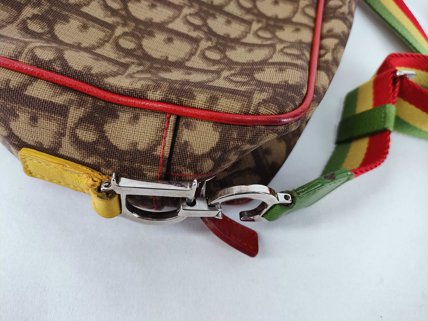 Dior Trotter Dior Shoulder Bag Brown Trotter Rasta Shoulder Bag