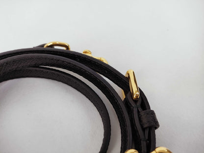 Dior Dior Shoulder Bag CD Logo Caro Black with Dust Bag Unused Shoulder Bag