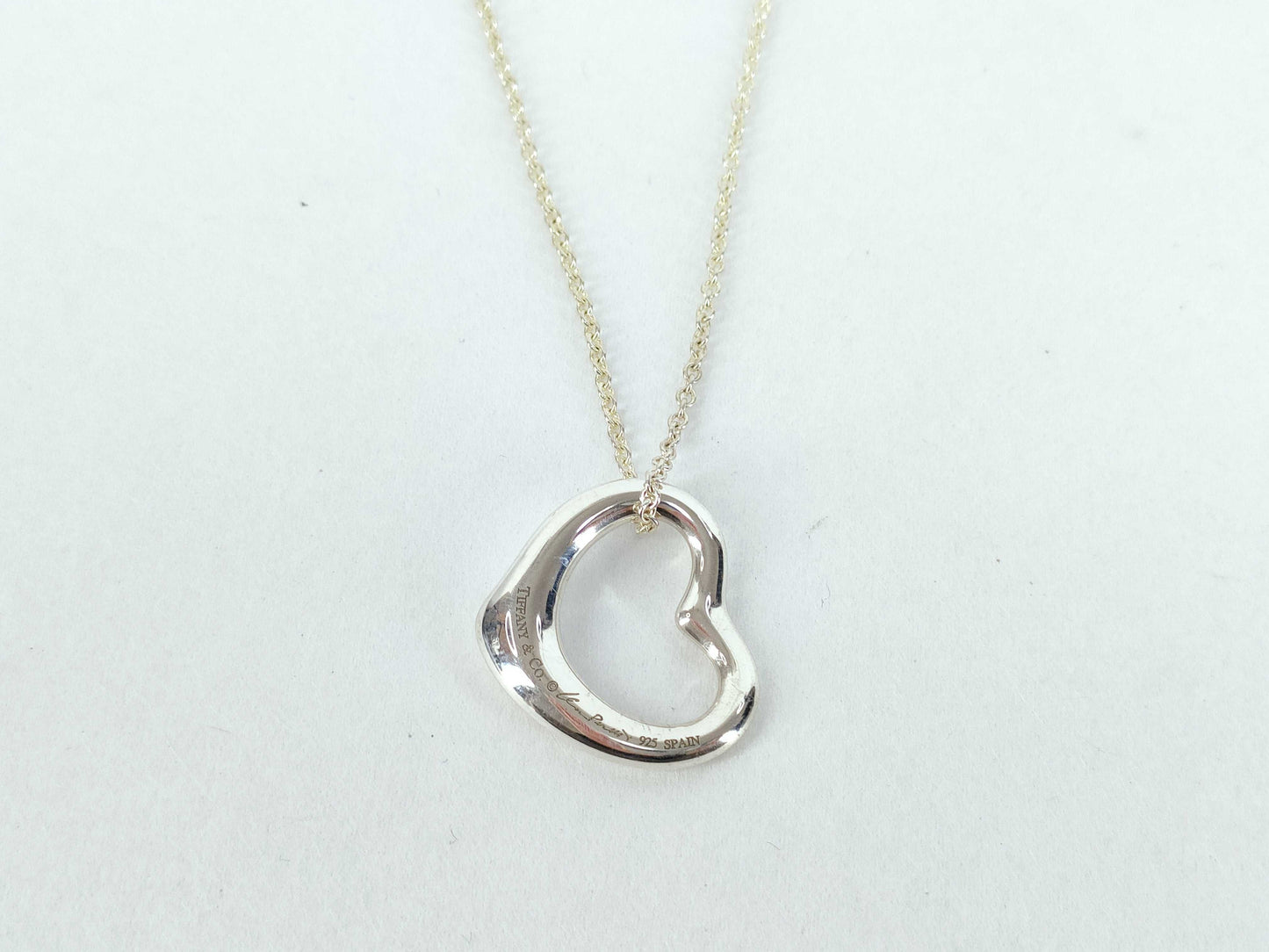 Tiffany & Co. Open Heart Tiffany Necklace Open Heart Large Necklace