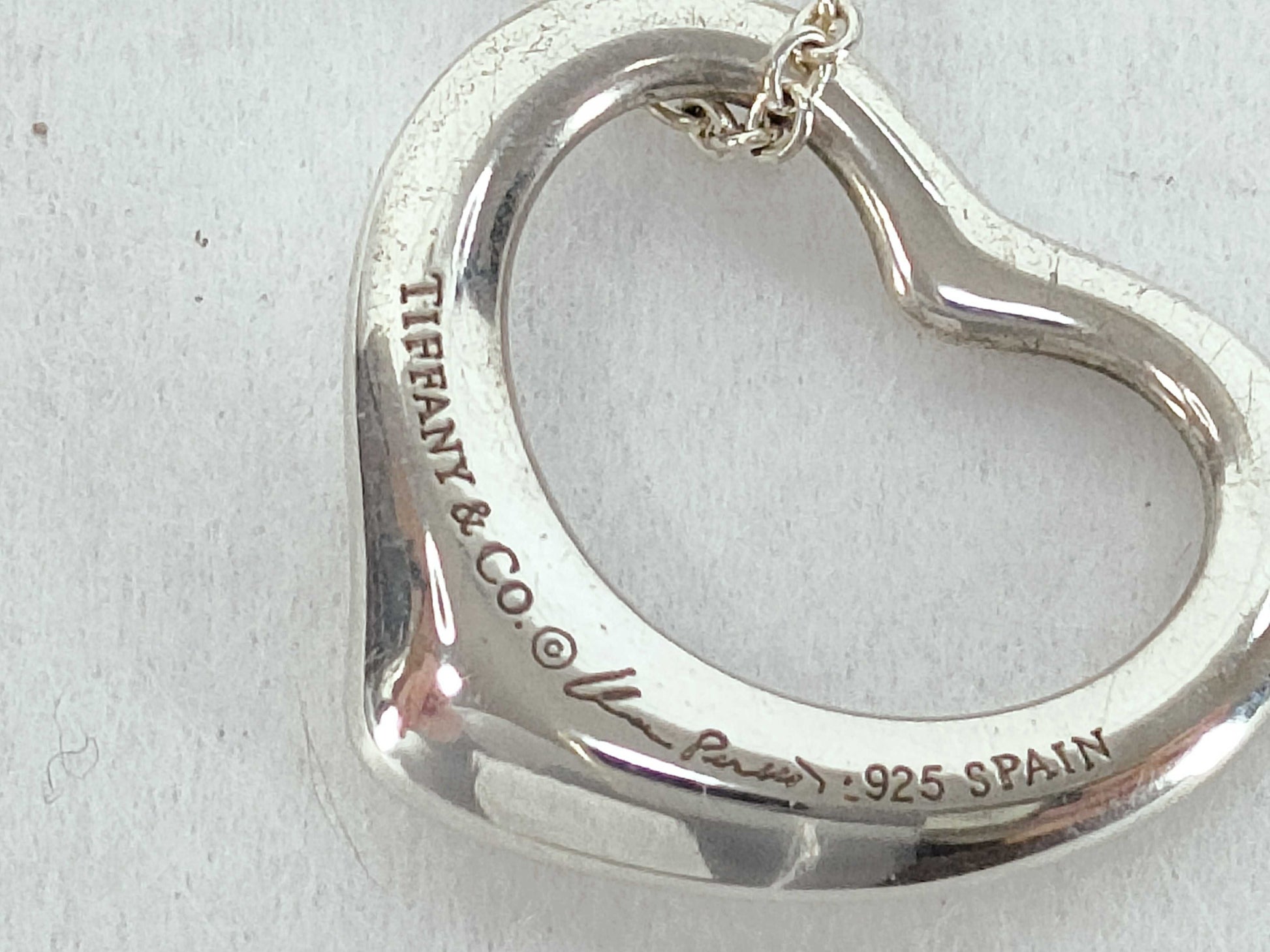 Tiffany & Co. Open Heart Tiffany Necklace Open Heart Necklace