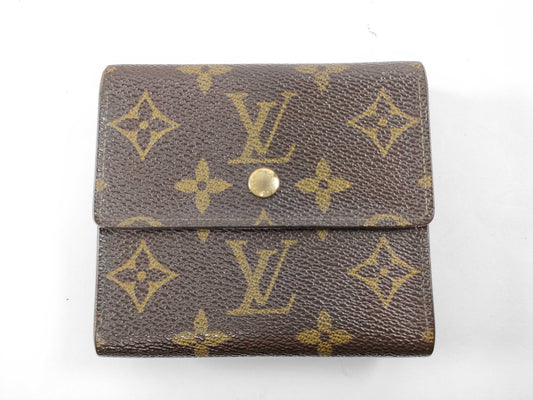 LOUIS VUITTON Monogram LV Folding Wallet Monogram Wallet