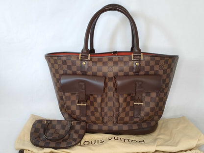 LOUIS VUITTON Damier LV Manosque Handbag