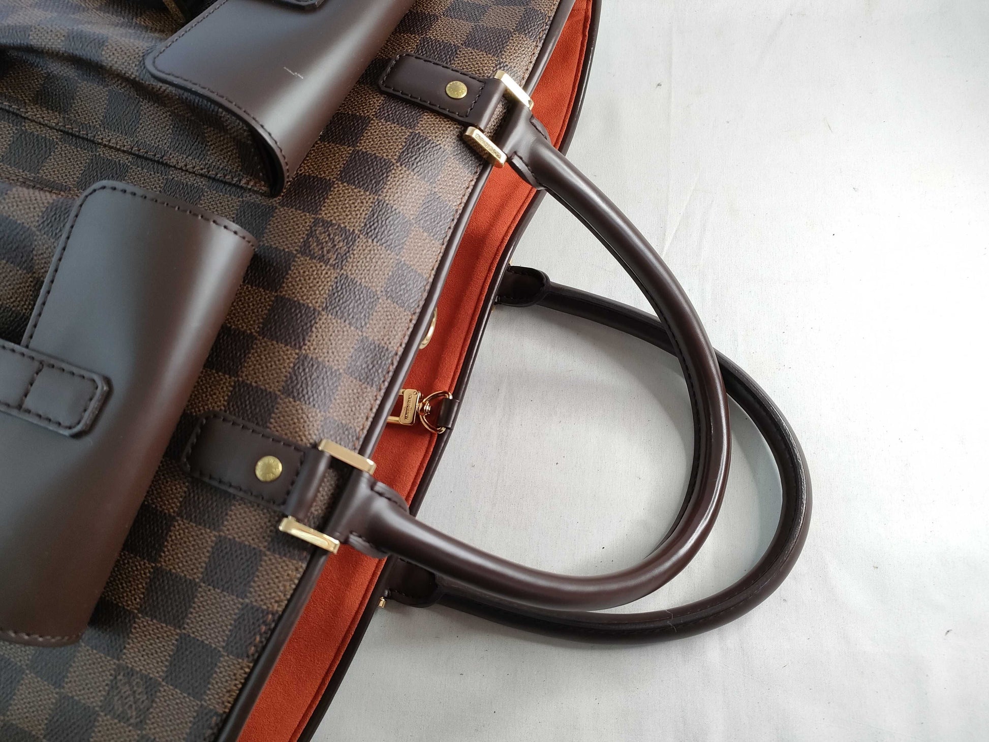 LOUIS VUITTON Damier LV Manosque Handbag