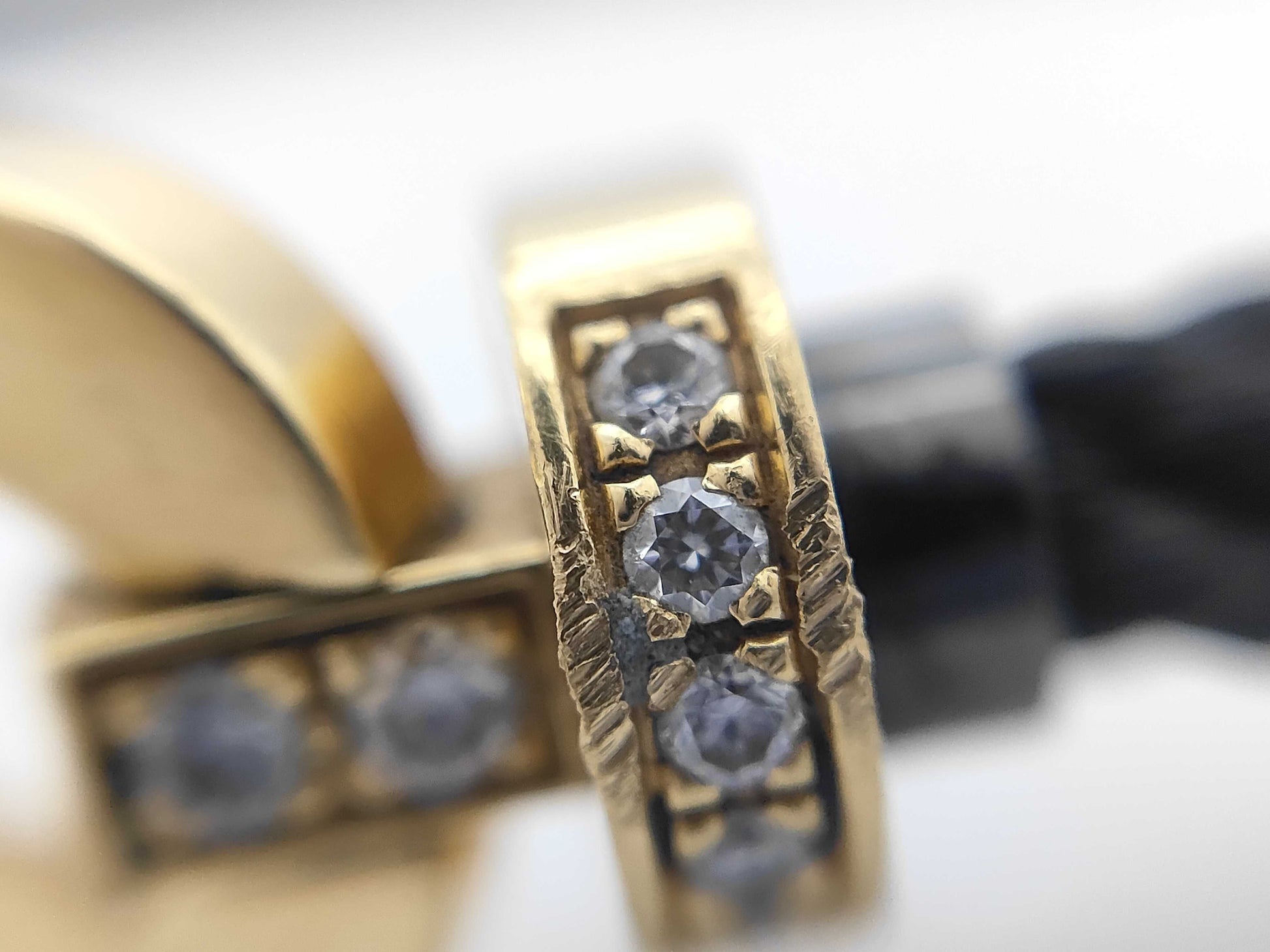 FRED Force 10 #18 Diamond Au750/SS 10.6g Bracelet/Bangle 