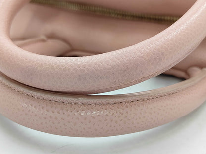 CHANEL Caviar Skin Chanel Tote Boston Bag