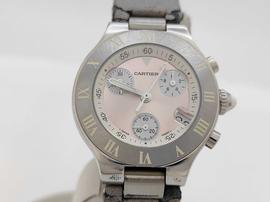 Cartier Chronoscaph SM W1020012 2996 654319NX Quartz Women's Watch