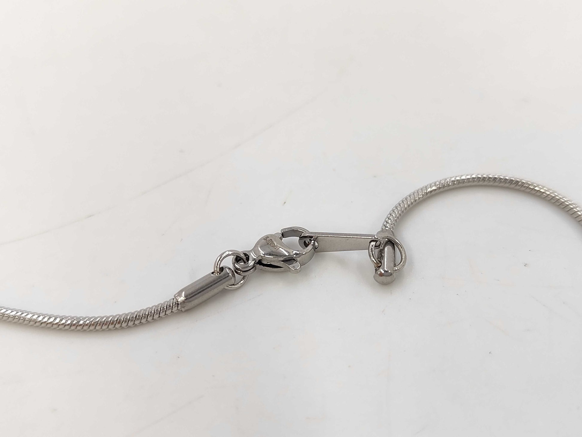 Tiffany & Co. Tiffany Narrow Bar 1837 Necklace in Silver with Non-Original Chain