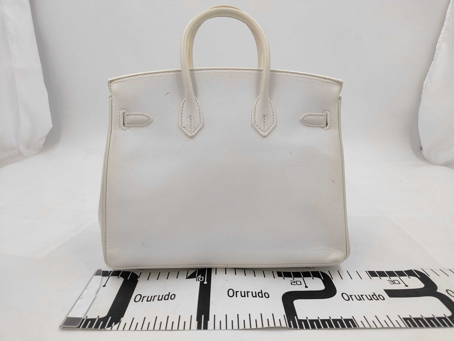 HERMES Birkin 25 □M engraved handbag