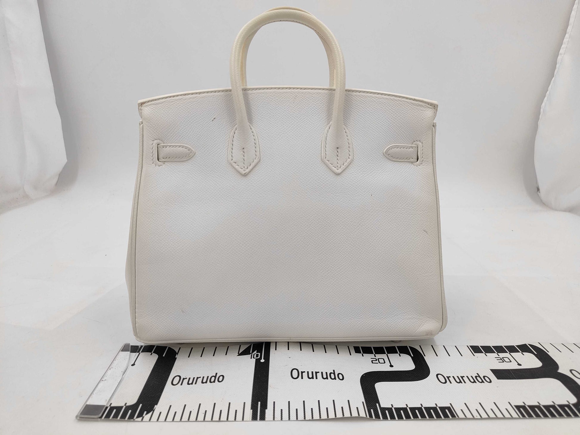 HERMES Birkin 25 □M engraved handbag