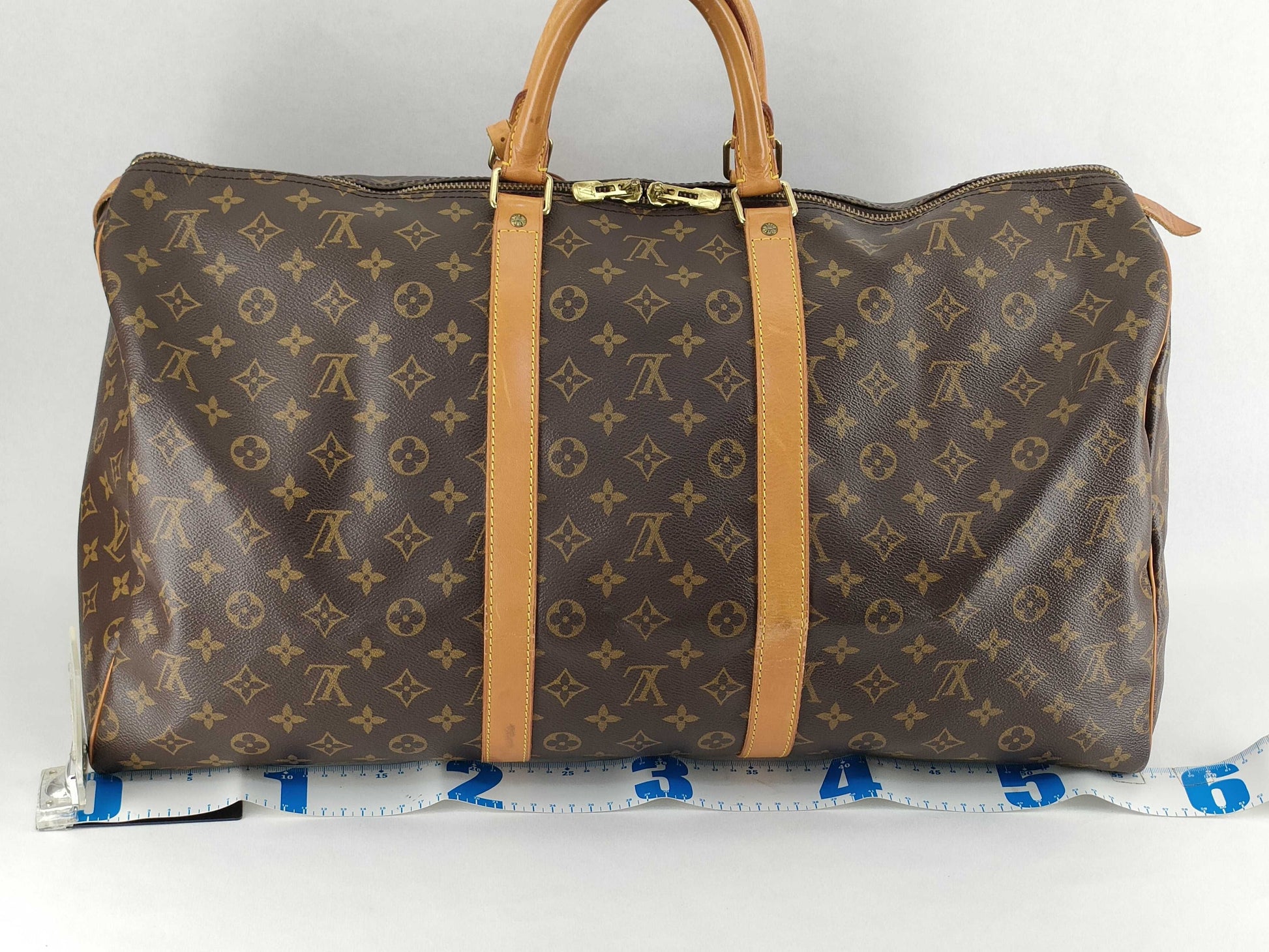 LOUIS VUITTON Monogram Louis Vuitton Keepall 55 Boston Bag Boston Bag