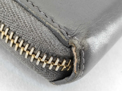 SAINT LAURENT Saint Laurent YSL Long Wallet Gray