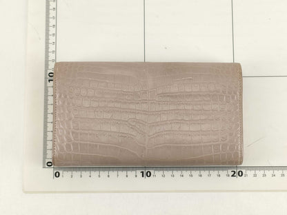 SAINT LAURENT Saint Laurent YSL long wallet crocodile wallet