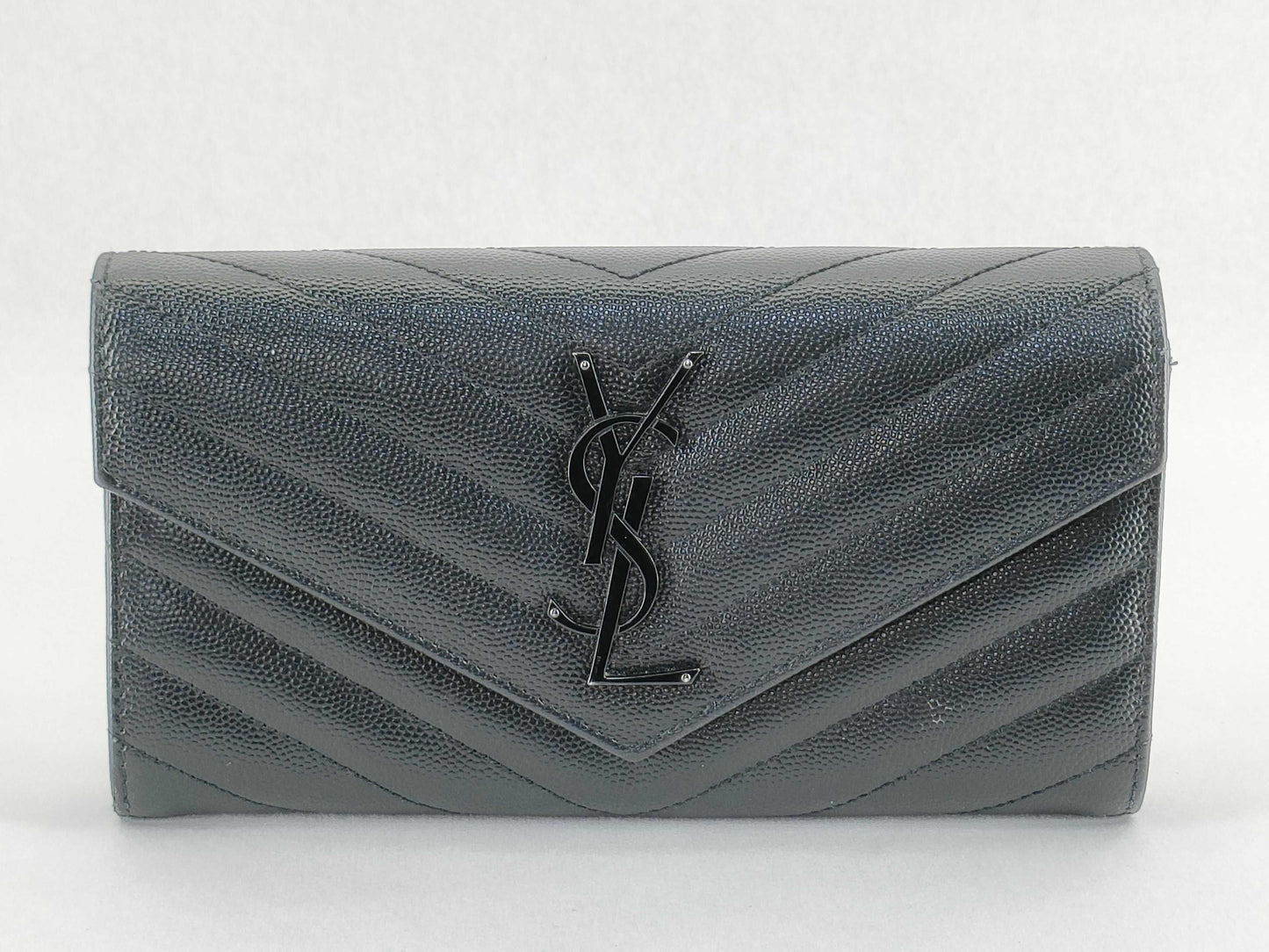 SAINT LAURENT Saint Laurent YSL Wallet Black Wallet