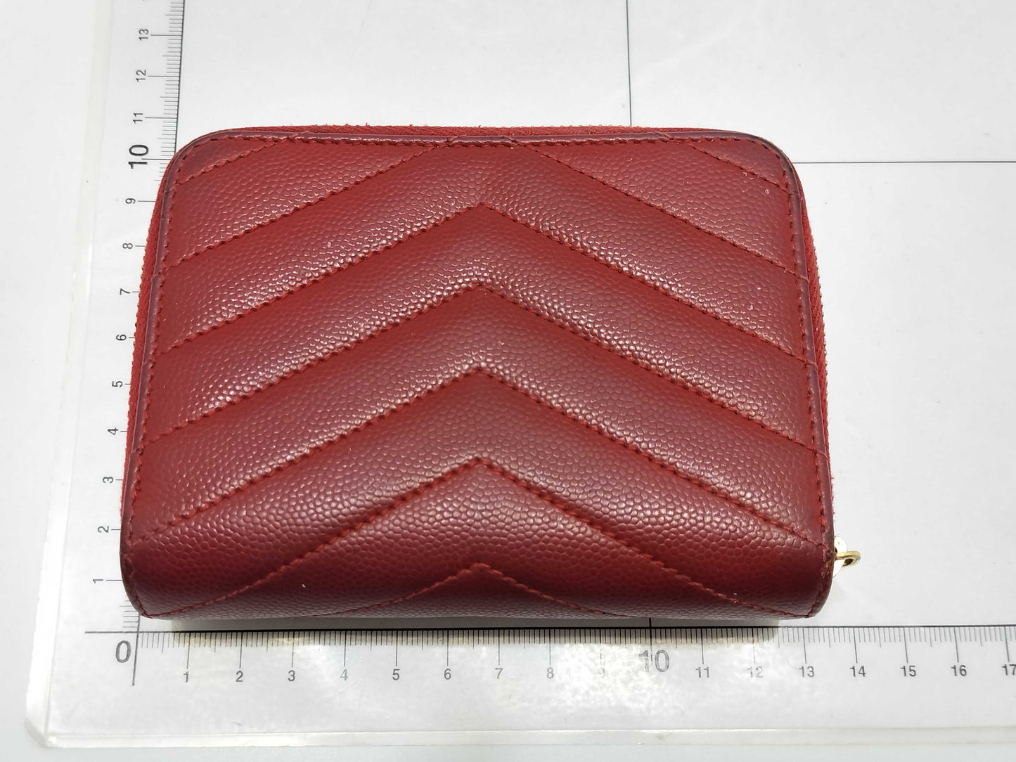 SAINT LAURENT Saint Laurent YSL Wallet Red Wallet