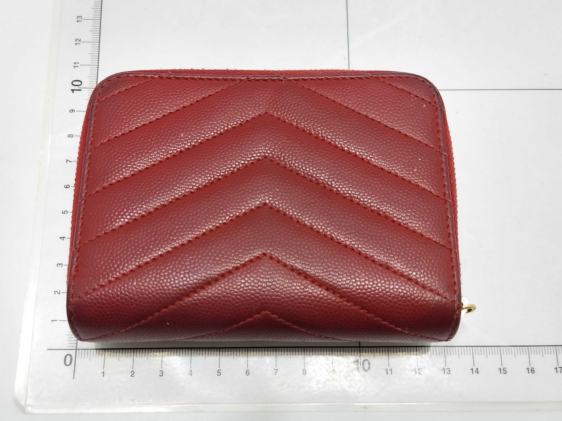 SAINT LAURENT Saint Laurent YSL Wallet Red Wallet