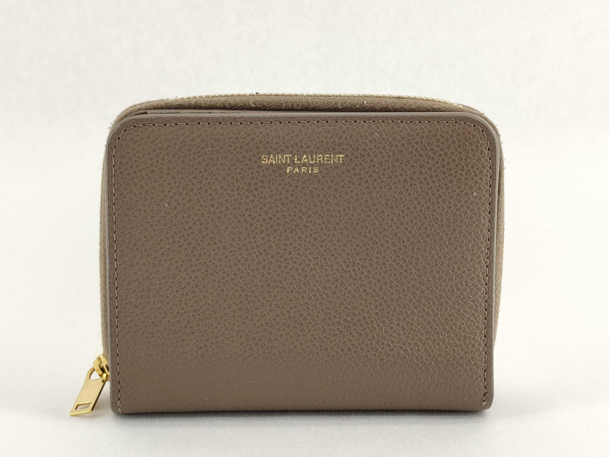 SAINT LAURENT YSL wallet, beige