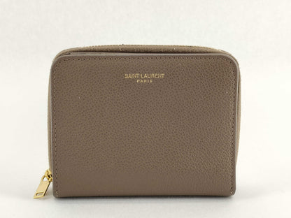 SAINT LAURENT YSL wallet, beige