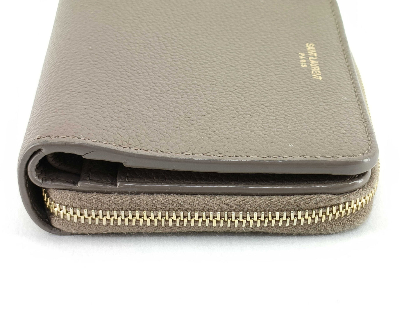 SAINT LAURENT YSL wallet, beige