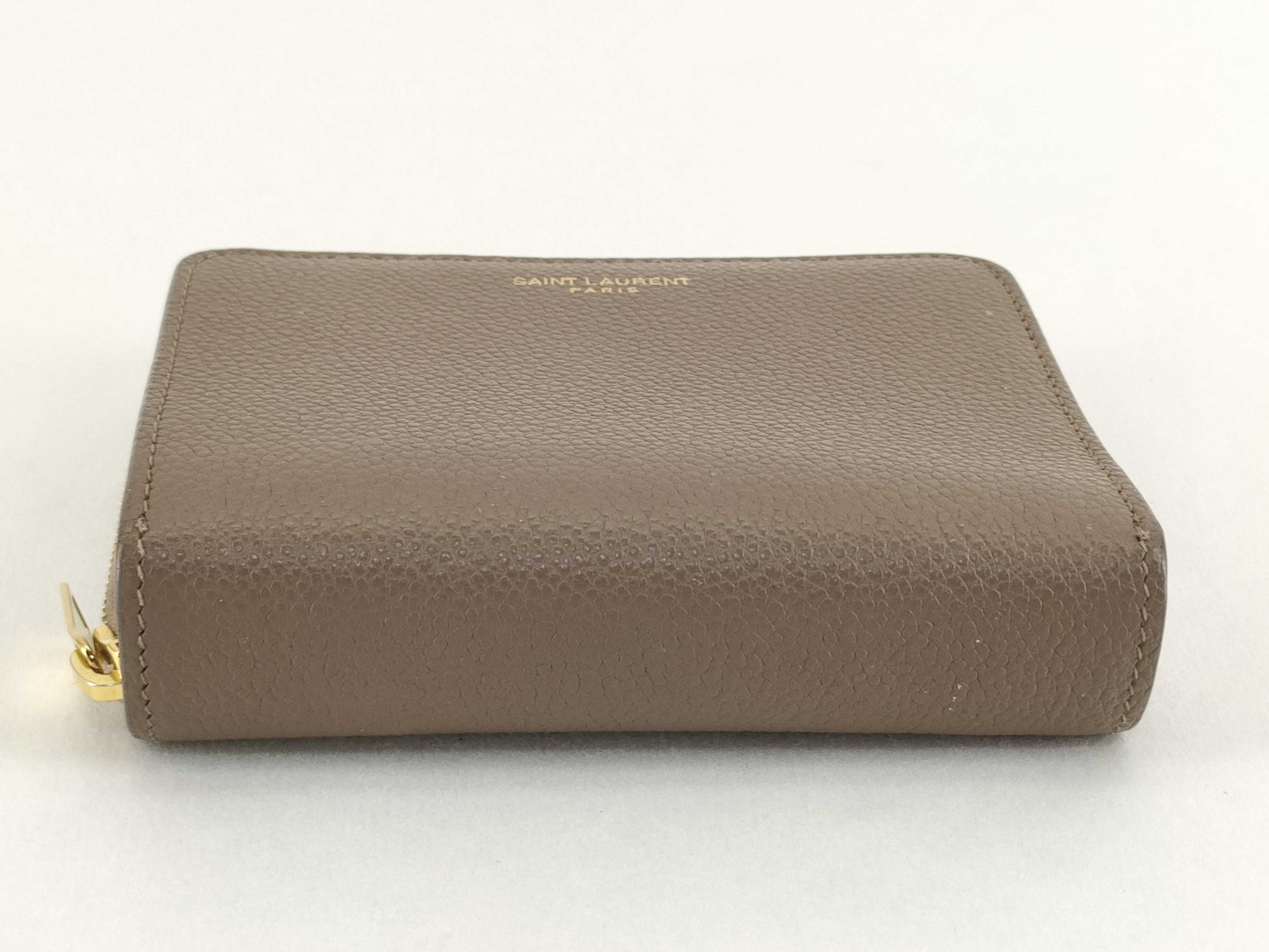 SAINT LAURENT YSL wallet, beige