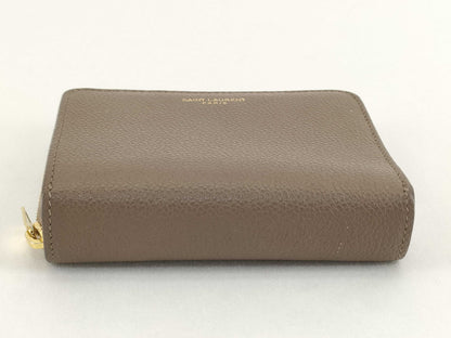 SAINT LAURENT YSL wallet, beige