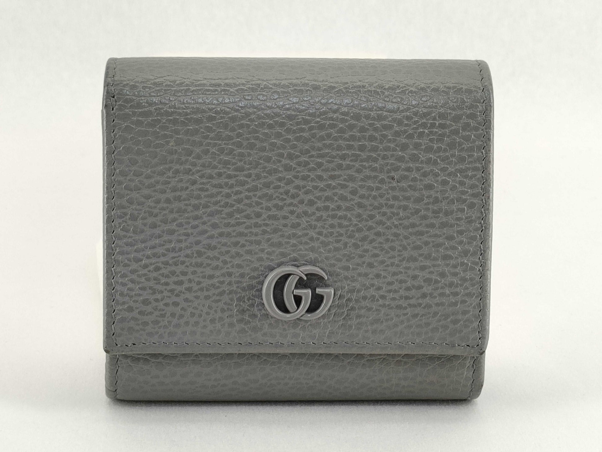 GUCCI GUCCI Gucci Wallet Gray GG Wallet