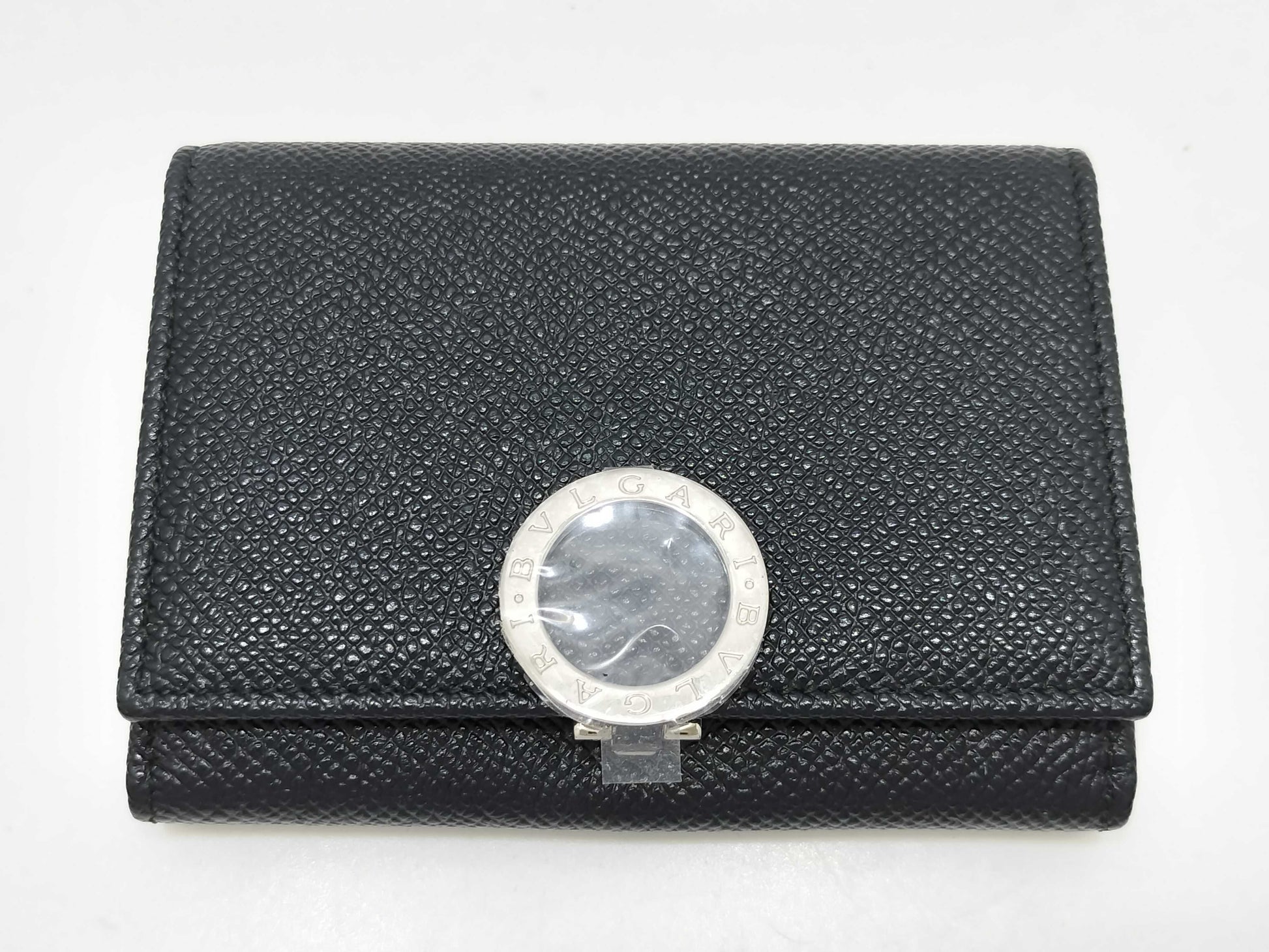 BVLGARI BVLGARI Coin Case Business Card Holder RFID Black Card Case, Pass Case, Business Card Holder