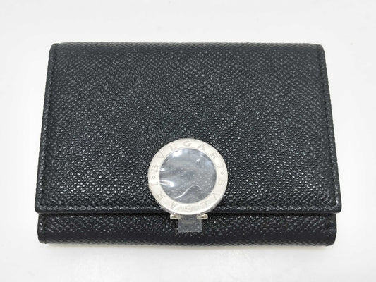 BVLGARI BVLGARI Coin Case Business Card Holder RFID Black Card Case, Pass Case, Business Card Holder