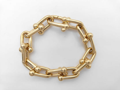 Tiffany & Co. Hardware Large Link PG 750 33.7g Bracelet/Bangle 