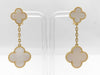 Van Cleef & Arpels Magic Alhambra Shell Earrings in Yellow Gold 750, 15.3g 