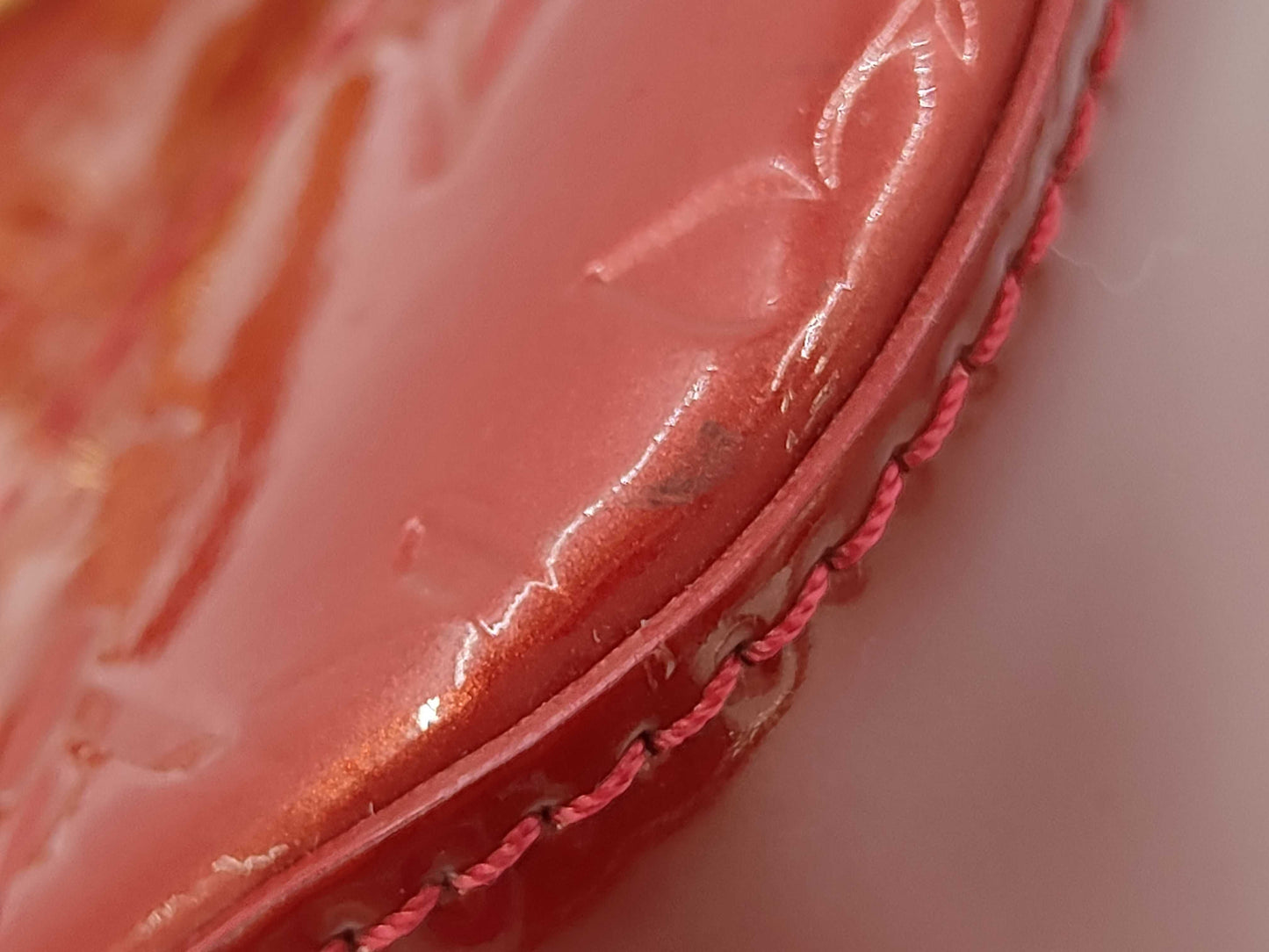 LOUIS VUITTON Monogram Empreinte Louis Vuitton Vernis Rosewood Avenue Handbag