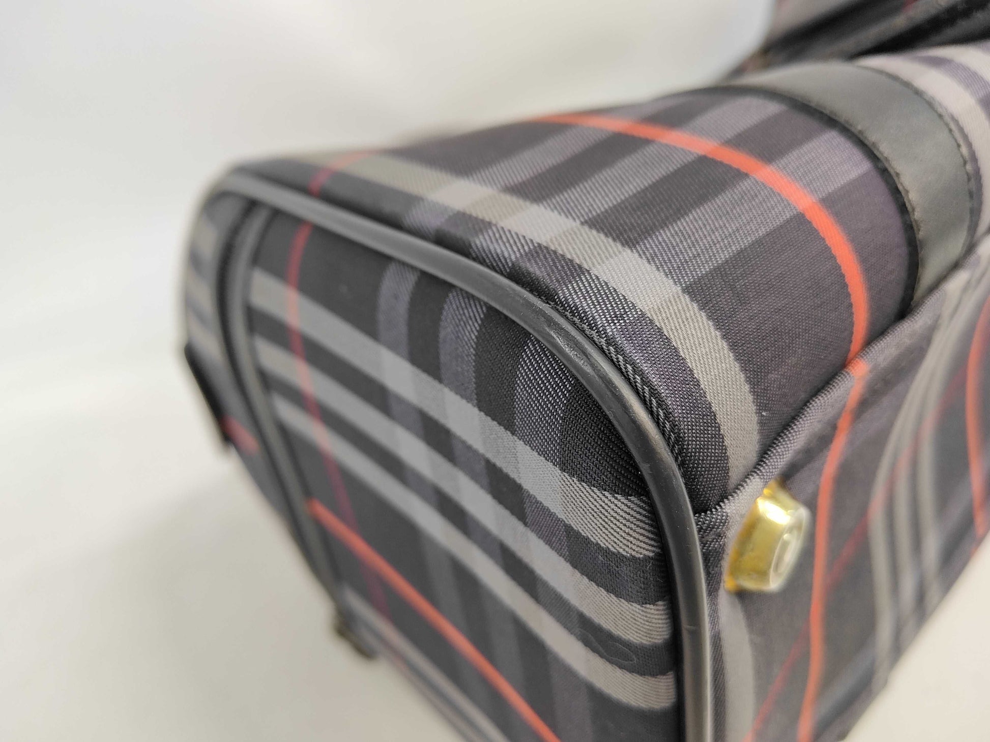 Burberrys Mini Boston Bag in Nova Check