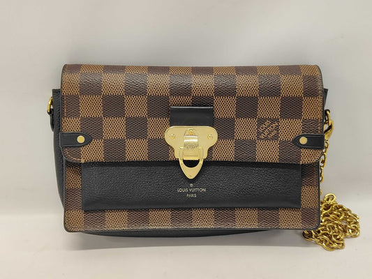 LOUIS VUITTON LV Damier Vavin Chain Wallet N60221 Shoulder Bag