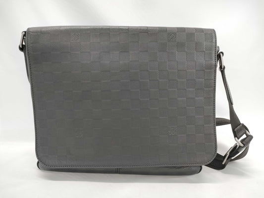 LOUIS VUITTON LV Damier Infini District MM Shoulder Bag