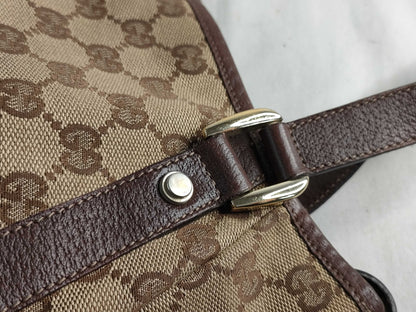 GUCCI GG Canvas Gucci Tote Canvas Abbey Tote Bag