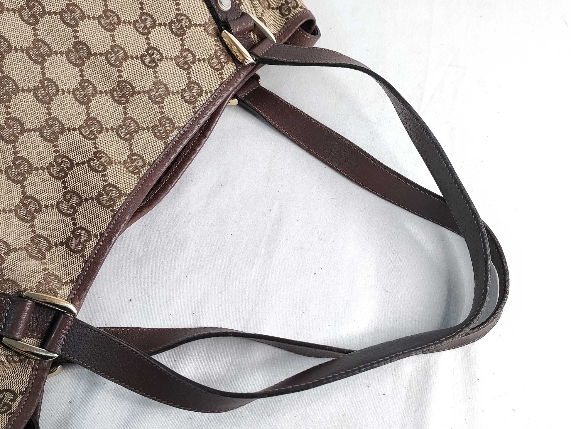 GUCCI GG Canvas Gucci Tote Canvas Abbey Tote Bag