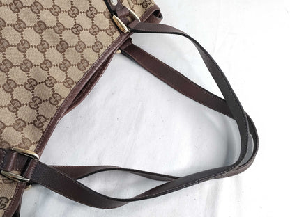 GUCCI GG Canvas Gucci Tote Canvas Abbey Tote Bag