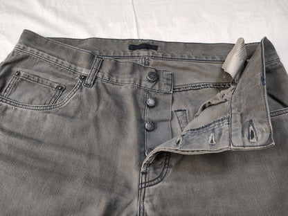 PRADA PRADA denim pants gray size 33 pants