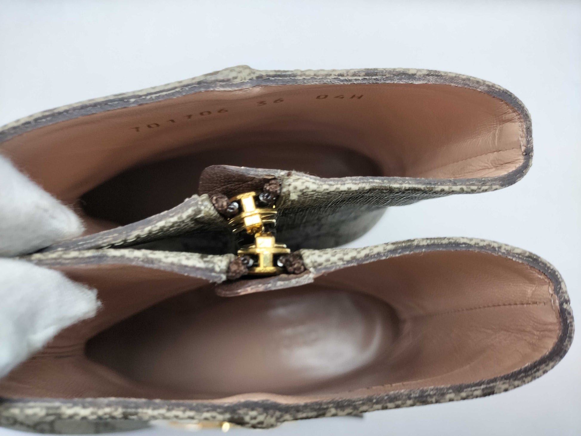 GUCCI GG Supreme GUCCI Ankle Boots Blondie GG Supreme Size 36 Other Shoes