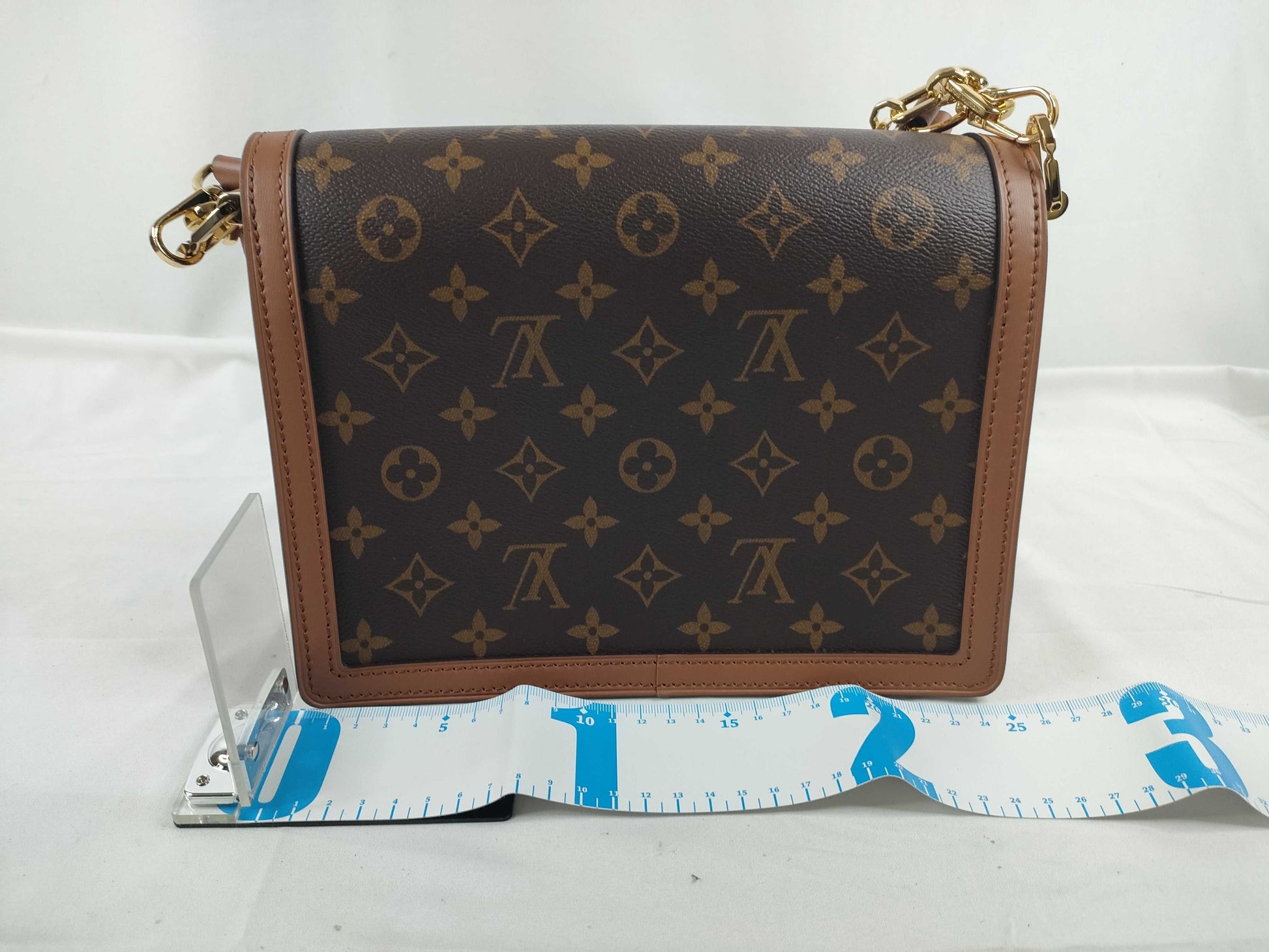 LOUIS VUITTON Monogram Reverse Dauphine MM Shoulder Bag