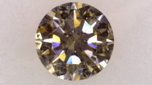 0.593ct Under S) Light Brown SI-2 Very Good/Gold/Gold Fine Natural 5.36-5.41 x 3.25mm Loose Diamond