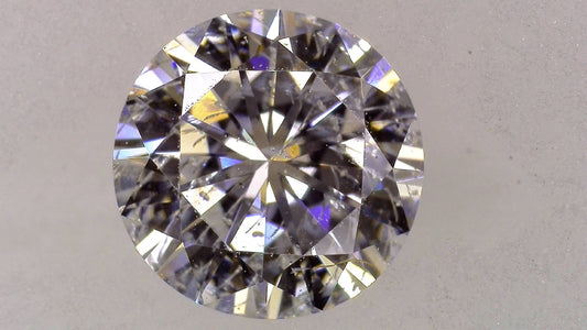 0.565ct E I-1 VERY GOOD/VG/GD STRONG BLUE NATURAL 5.29-5.36X3.19mm LDH Loose Diamond