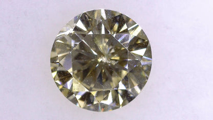 1.543ct UNDER S) LIGHT YELLOW I-1 FAIR/GOLD/FR VERY STRONG BLUE NATURAL 7.13-7.29X4.47mm LDH Loose Diamond