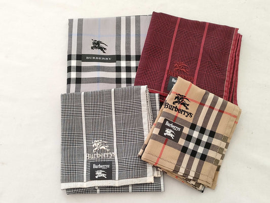 BURBERRY Burberry Nova Check Handkerchief Set of 4 Other Accessories