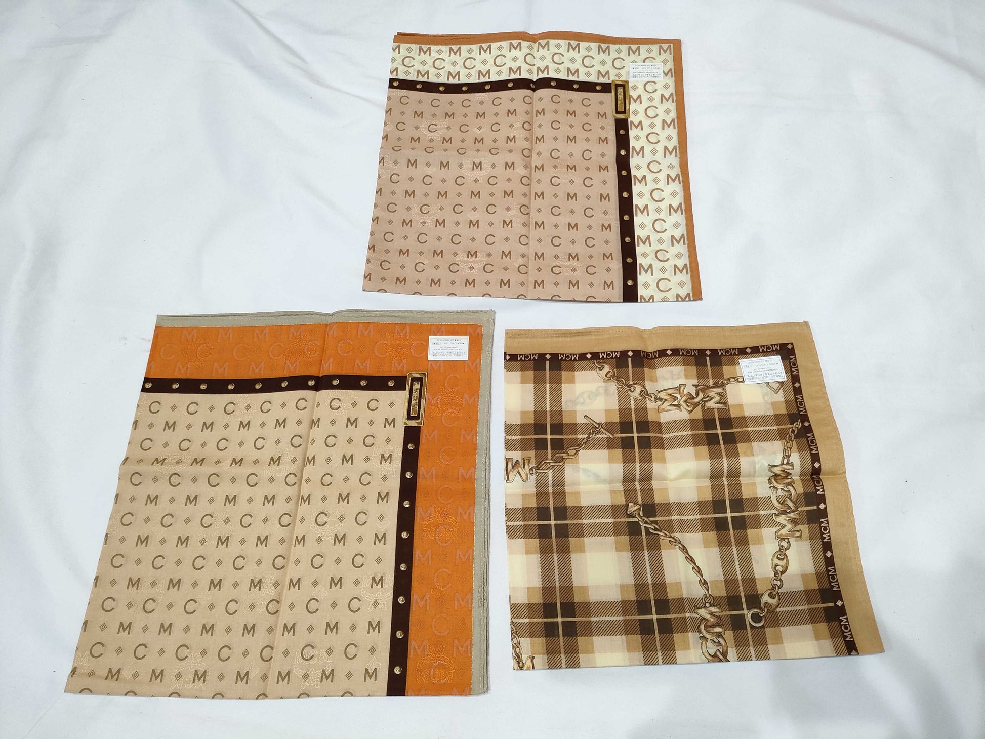 MCM MCM MCM Handkerchief Set of 3 Other Accessories