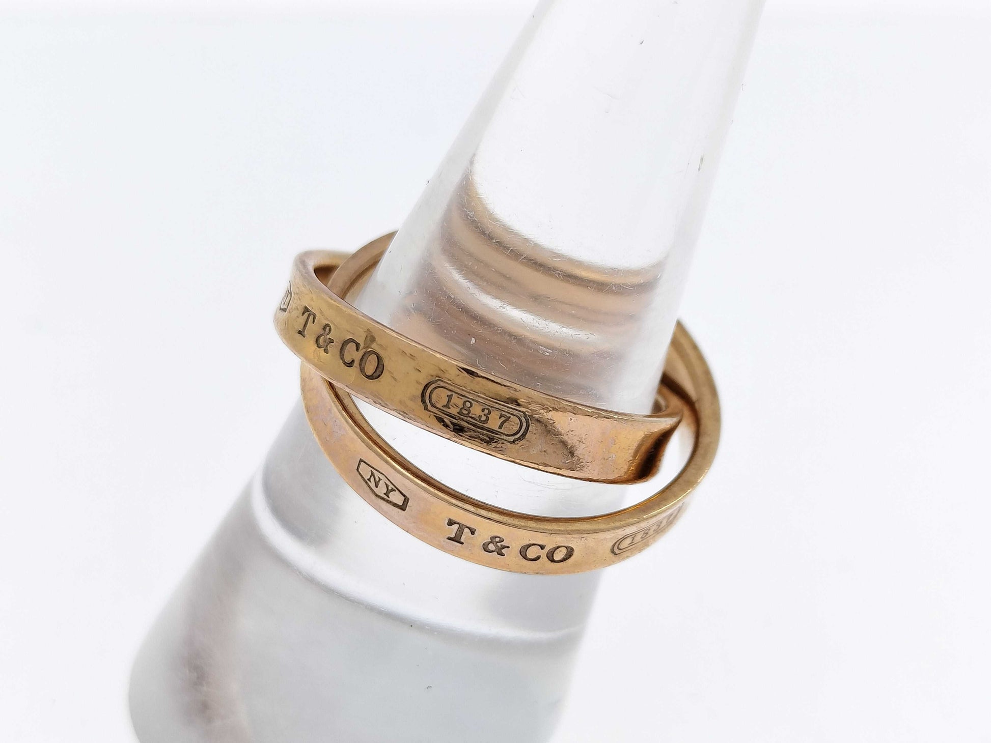 Tiffany & Co. Tiffany & Co. 1837 Metal Ring Double Ring