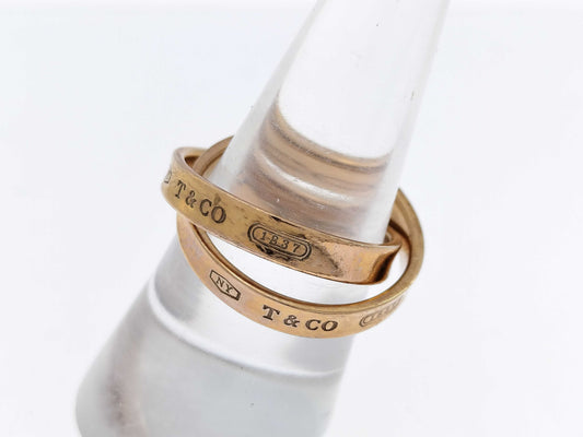 Tiffany & Co. Tiffany & Co. 1837 Metal Ring Double Ring