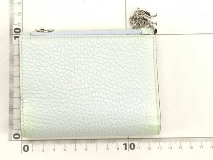 Dior Leather Diorissimo Compact Tri-fold Wallet