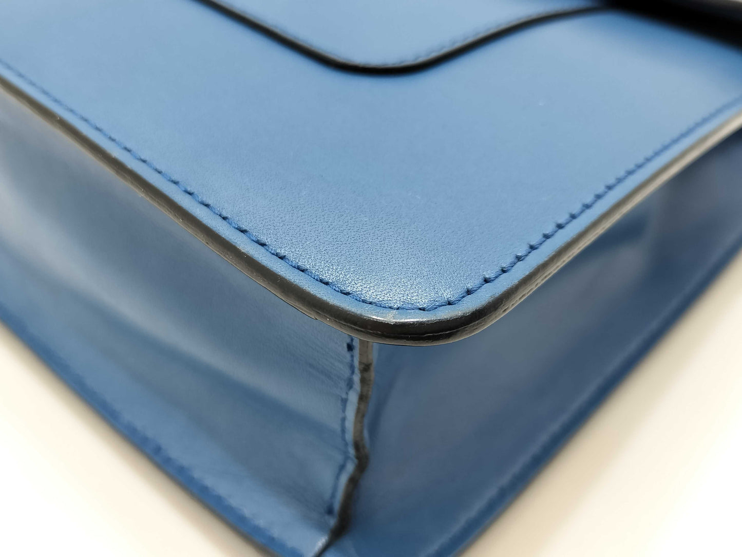 BVLGARI Serpenti Forever Flap Bag Blue Shoulder Bag